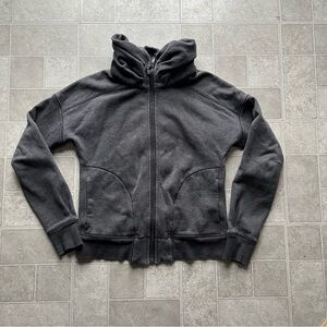 Lululemon Dark Grey Hoodless Zip Up Jacket Medium